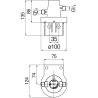 Schéma technique - Kit de replacement complet pour évier eau filtre CLARIS
