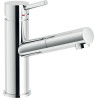 Mitigeur lavabo avec douchette et vidage push LIVE