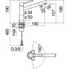 Schéma technique - Mitigeur évier ACQUERELLI (Standard, réf. AQ93113/1)