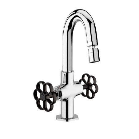 Mélangeur bidet INDUS poignées noires