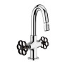 Mélangeur bidet INDUS poignées noires