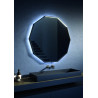 Miroir LED Angular Noir