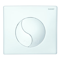 Plaque de commande double volume Yin Yang pour bâti Verso 350, Verso 1100, PMR et Intraslim