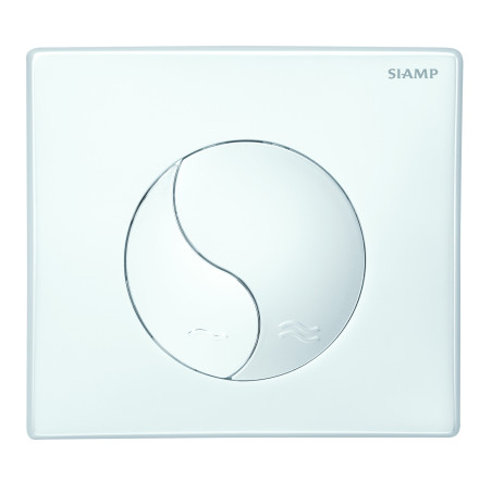 Plaque de commande double volume Yin Yang pour bâti Verso 350, Verso 1100, PMR et Intraslim