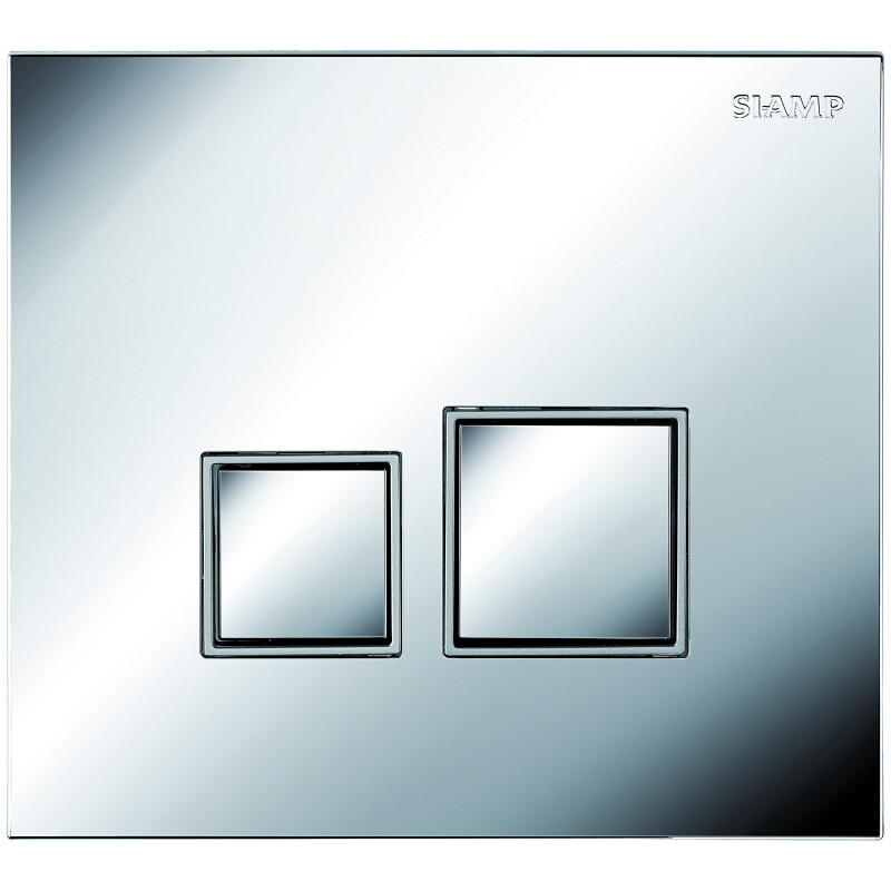 Chrome brillant / inserts mats