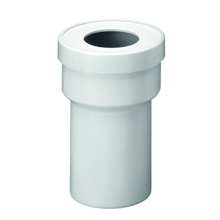 Manchon court M100C PVC blanc - Ø100 mâle