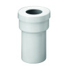 Manchon court M100C PVC blanc - Ø100 mâle