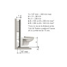 Pack WC complet Ingenio Universel, en 2 colis