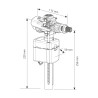 Robinet flotteur Aquastop anti-fuite, boîte à fenêtre