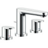 Mitigeur lavabo trois trou avec vidage 11/4 ABC