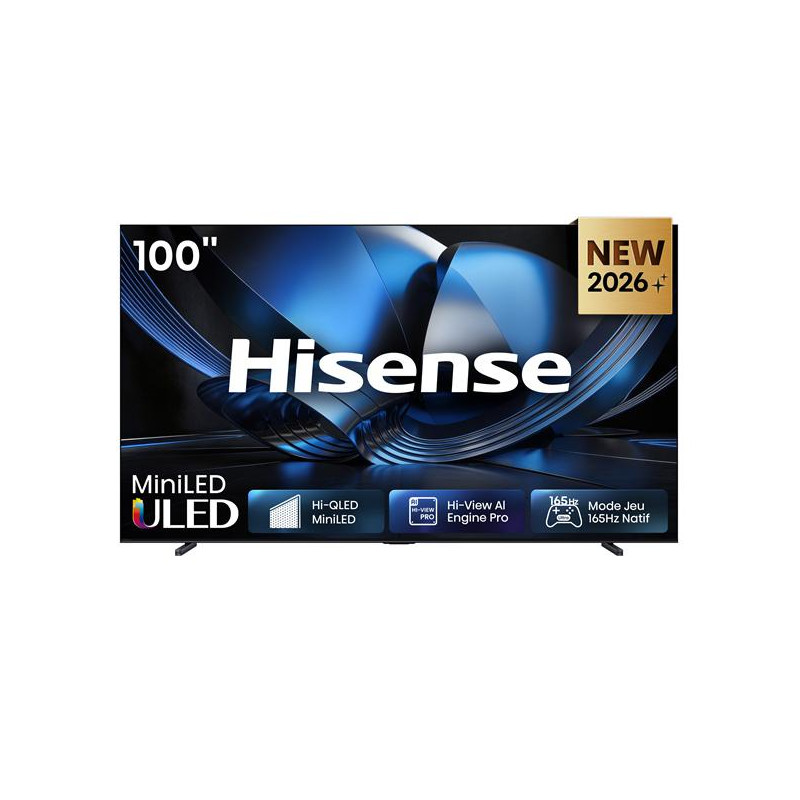 HISENSE Dalle native 165 Hz exclusive : Une fluidité accrue éliminant les flous *