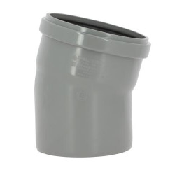 Coude 15° CR4 Mâle/Femelle Joint Standard Gris