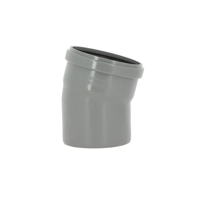 Coude 15° CR4 Mâle/Femelle Joint Standard Gris
