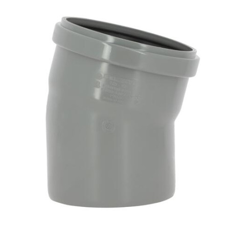 Coude 15° CR4 Mâle/Femelle Joint Standard Gris