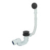 Vidage de baignoire EASYCLIC®, commande pied, trop-plein 650 mm, finition