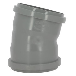 Coude 15° CR4 Femelle/Femelle Joint Fixe Gris