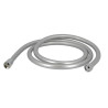 Flexible de douche Hydrosenso, PVC renforcé lisse gris