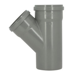 Embranchement 45° CR4 Mâle/Femelle Joint Standard Gris