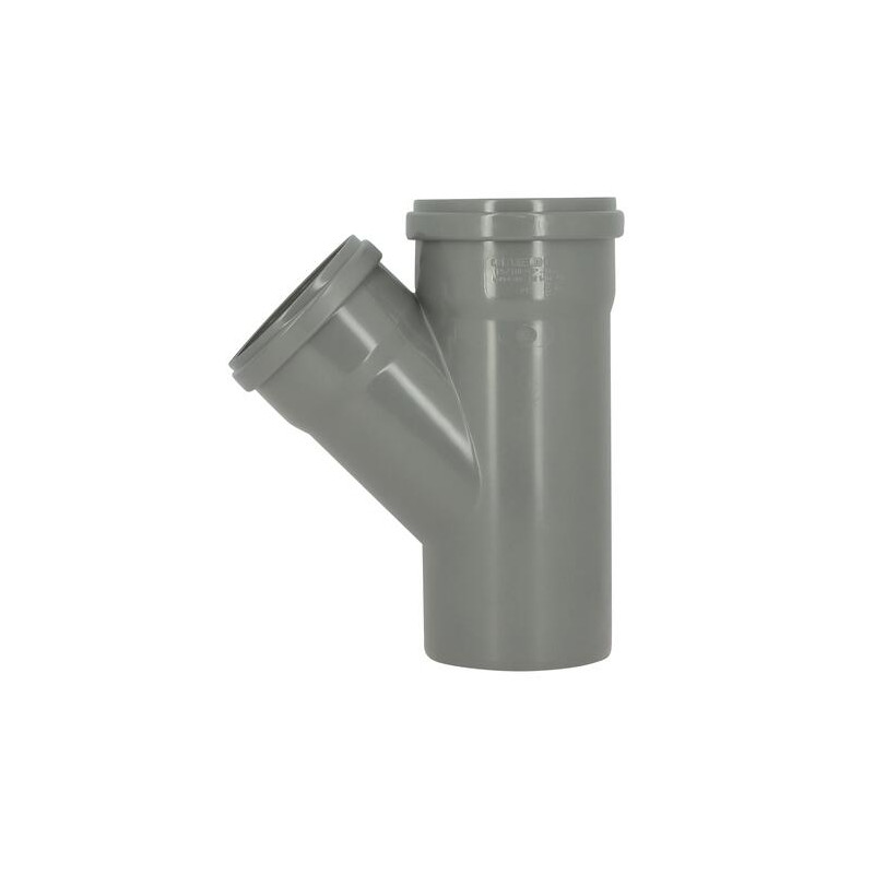 Embranchement 45° CR4 Mâle/Femelle Joint Standard Gris