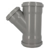 Embranchement 45° CR4 Femelle/Femelle Joint Fixe Gris