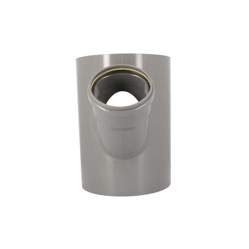 Selle à coller à 45°, femelle, joint standard, gris