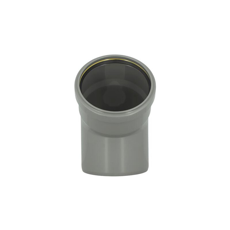 Coude 45° CR4 Mâle/Femelle Joint Fixe Gris