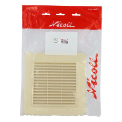 Grille applique carrée moustiquaire 100 sch
