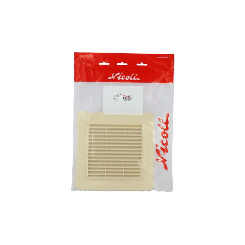 Grille applique carrée moustiquaire 100 sch