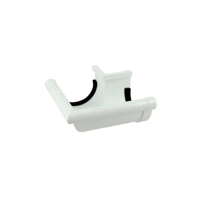 Angle extérieur à joint TECHTAN®, 90°, pour gouttière demi-ronde LG16