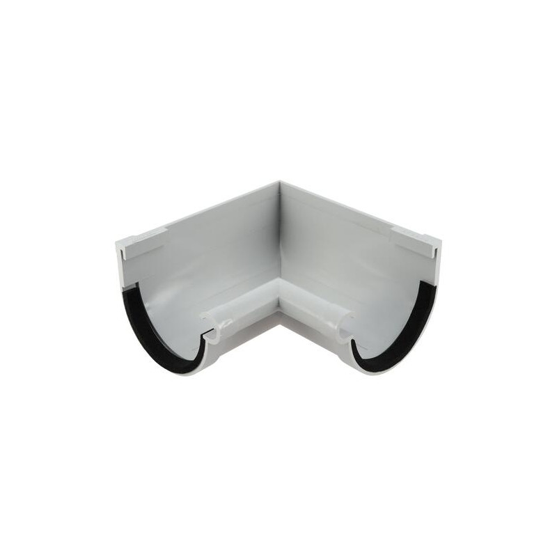 Angle intérieur à joint à 90° en TECHTAN®, pour gouttière demi-ronde LG16