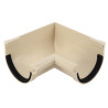 Angle intérieur à joint à 90° en TECHTAN®, pour gouttière demi-ronde LG16
