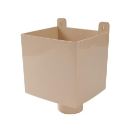 Boîte à eau en TECHTAN® pour descente de gouttière Ø 80, LG25 et LG29