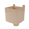 Boîte à eau en TECHTAN® pour descente de gouttière Ø 80, LG25 et LG29