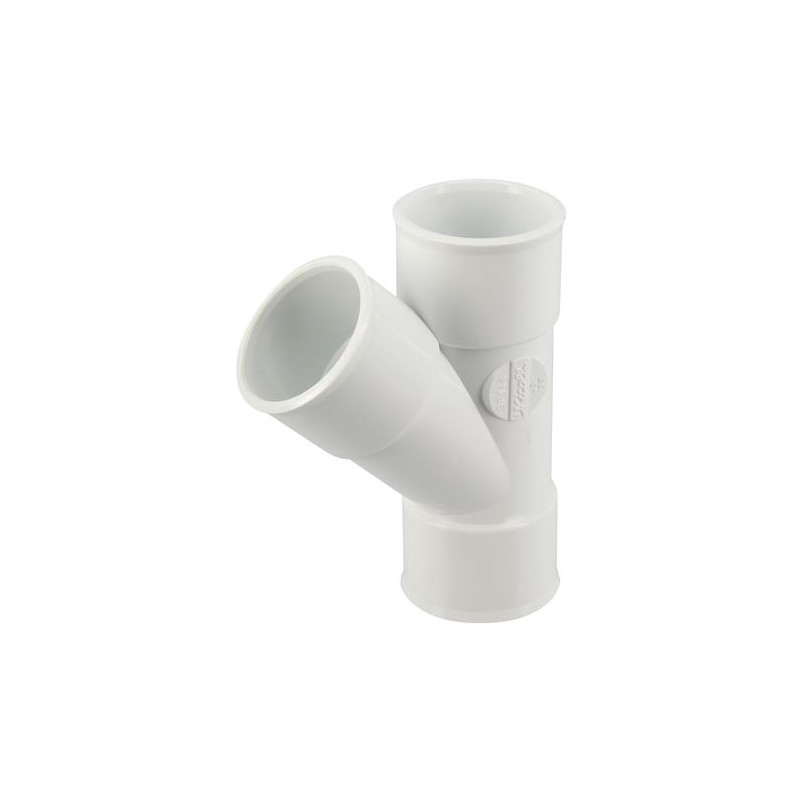 Culotte simple femelle-femelle 45° blanc