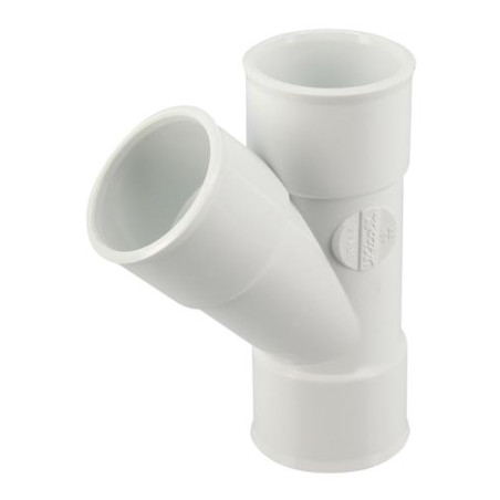 Culotte simple femelle-femelle 45° blanc
