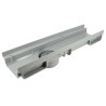 Caniveau bas CONNECTO® siphonné, Ø50, largeur 130 mm, longueur 50 cm