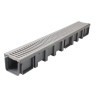 1m caniveau larg.130 grille a15 PVC