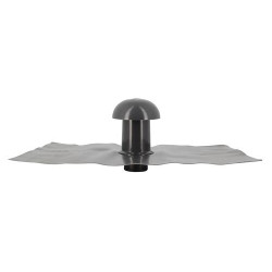 Chapeau de ventilation de toit, collerette d'étanchéité 35x25, anthracite