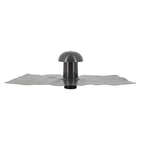 Chapeau de ventilation de toit, collerette d'étanchéité 35x25, anthracite