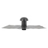 Chapeau de ventilation de toit, collerette d'étanchéité 35x25, anthracite