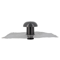 Chapeau de ventilation de toit, collerette d'étanchéité 35x25, anthracite
