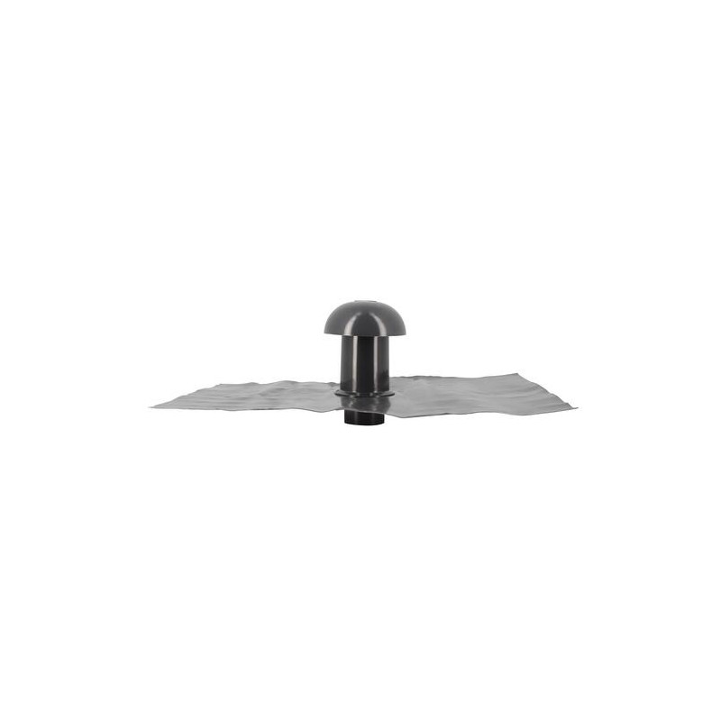 Chapeau ventilation, collerette étanchéité, moustiquaire, 35x25, anthracit