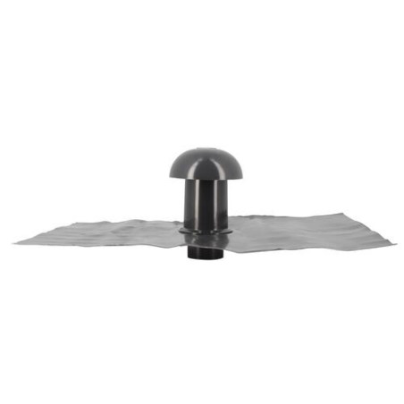 Chapeau ventilation, collerette étanchéité, moustiquaire, 35x25, anthracit