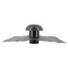 Chapeau ventilation, collerette étanchéité, moustiquaire, 40x33, anthracit