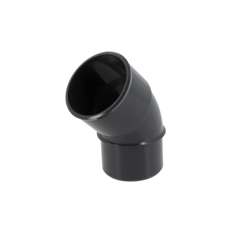 Coude TECHTAN®, 45°, Mâle-femelle, pour descente de gouttière Ø 50, LG16
