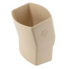Coude OVATION® en TECHTAN®, Mâle-femelle à 15°, pour tube ovoïde 105x76, LG38