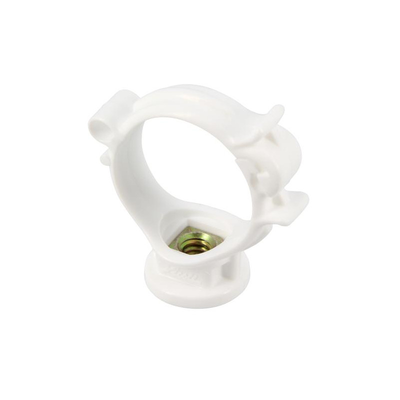 Collier monobloc insert p.7/150 blanc
