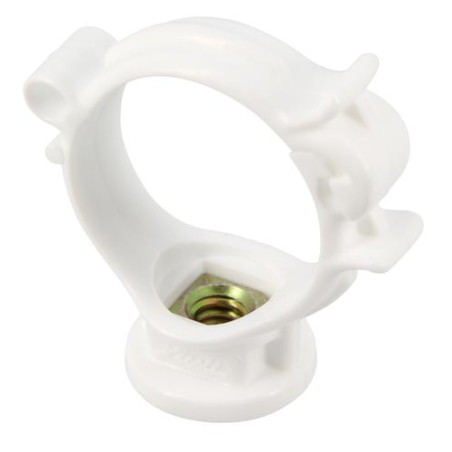 Collier monobloc insert p.7/150 blanc
