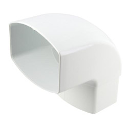Coude OVATION® en TECHTAN®, Mâle-femelle à 87°30, pour tube ovoïde 105x76, LG38