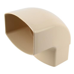 Coude OVATION® en TECHTAN®, Mâle-femelle à 87°30, pour tube ovoïde 105x76, LG38